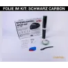 Spiegelkappen-WrapKit SCHWARZ Carbon | CARFOIL.