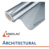 Premium R Silver 35 EXT , 1.52 m x 30.48 m , · mirror installation · 2-layer PET film, 99% UV rejection , · to the Outside 