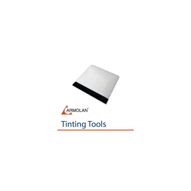 Hard Card squeegee-White with felt edge\nHard Card squeegee with self-adhesive felt edge. suitable for scratch-sensitive surface