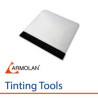 Hard Card squeegee-White with felt edge\nHard Card squeegee with self-adhesive felt edge. suitable for scratch-sensitive surface